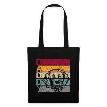 Flat Coated Retriever Dog Dad Papa Master Him - Tote Bag - black - Front