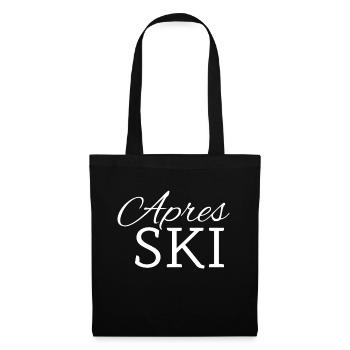 Apres Ski - Stoffbeutel - Schwarz - Vorne