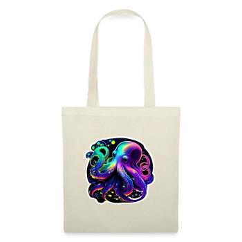 Psychedelic Octopus - Stoffbeutel - Natur - Vorne