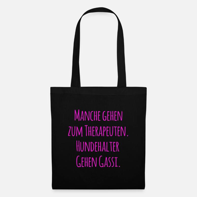 Hundehalter - Stoffbeutel - Schwarz