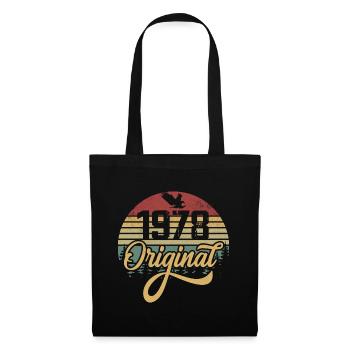 Original 1978 Vintage - Cadeau D’anniversaire 1978 - Sac en tissu - noir - Devant