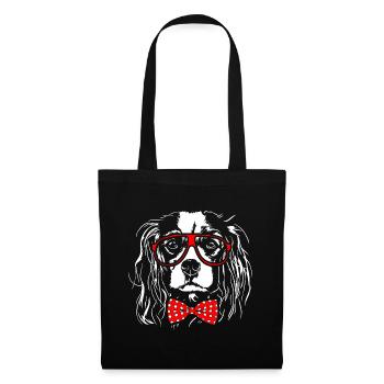 CAVALIER KING CHARLES SPANIEL Jeunes chiens de Wilsign - Sac en tissu - noir - Devant