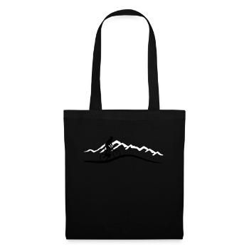 Mountain biking, cycling - Tote Bag - black - Front