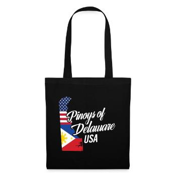 Filipinos of Delaware Design für stolze Fil-Ams - Stoffbeutel - Schwarz - Vorne