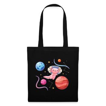 Conception d’astronaute d’axolotl pour les amateurs d’axolotl - Sac en tissu - noir - Devant