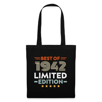 Retro 1942 Vintage 82nd Birthday Gift 82 Years Old - Tote Bag - black - Front