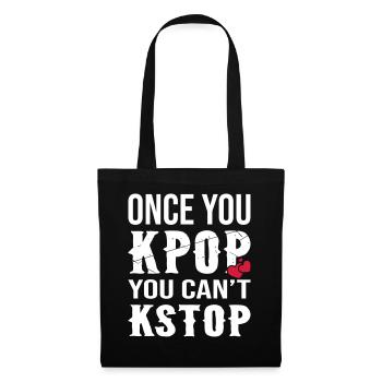 Once You KPOP - Stoffbeutel - Schwarz - Vorne
