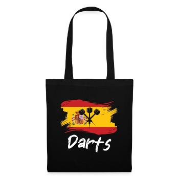 Spain, Dart Player Design / Dartboard - Tote Bag - black - Front