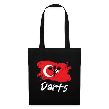 Turkey Dart Player Design / Dartboard - Tote Bag - black - Front
