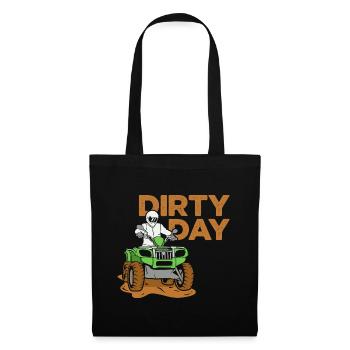 Dirty Day ATV Design für Quad-Fahrer - Stoffbeutel - Schwarz - Vorne
