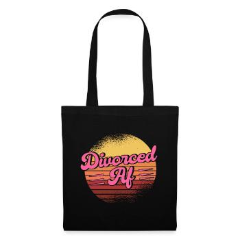 Divorce Divorcé Divorcé Cadeau - Sac en tissu - noir - Devant