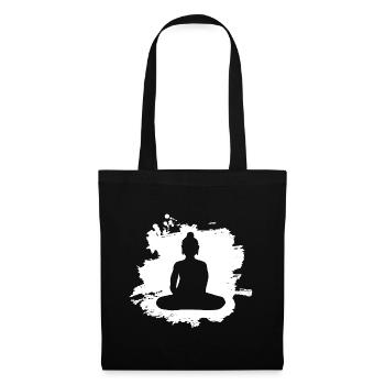 Yoga Buddha Yogi Art - Tote Bag - black - Front