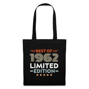 Retro 1962 Vintage Gift 62nd Birthday 62 Years - Tote Bag - black - Front