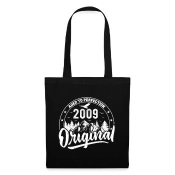 Original 2009 Vintage Birthday Gift 2009 - Tote Bag - black - Front