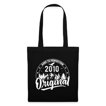 Original 2010 Vintage Birthday Gift 2010 - Tote Bag - black - Front