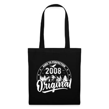 Original 2008 Vintage cadeau d’anniversaire 2008 - Sac en tissu - noir - Devant