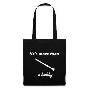 Clarinettes - Sac en tissu - noir - Devant