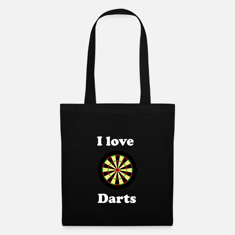 Dartscheibe - Stoffbeutel - Schwarz