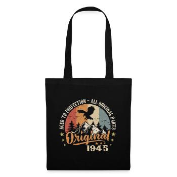 Original 1945 Vintage Vintage 1945 anniversaire - Sac en tissu - noir - Devant