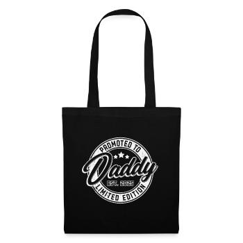 Promotion to Dad 2025 - Tote Bag - black - Front