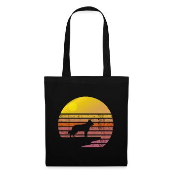Swiss Shepherd Sunrise Cliff - Tote Bag - black - Front