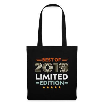 Retro 2019 Vintage Gift 5th Anniversary 5 Years - Tote Bag - black - Front