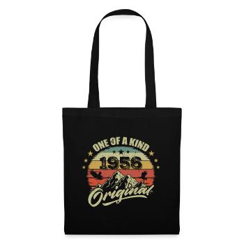 1956 Anniversaire vintage 1956 rétro né en 1956 - Sac en tissu - noir - Devant