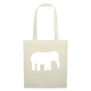 elefant baby symbol tier - Stoffbeutel - Natur - Vorne