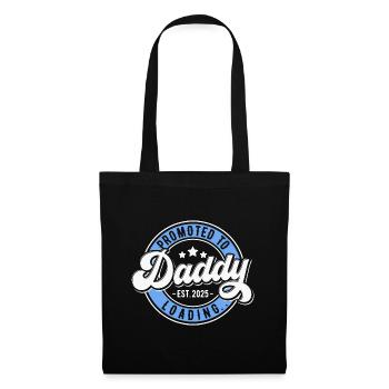 Promotion to Dad 2025 - Tote Bag - black - Front