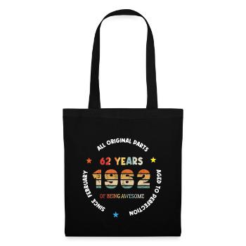 62 Years Old Made In 1962 Vintage February 1962 - Tote Bag - black - Front