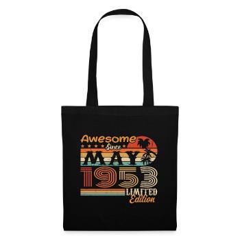 Mai 1953 - Millésime 1953 Jubilé - Mai 1953 - Sac en tissu - noir - Devant