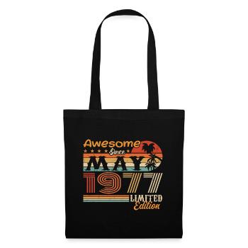May 1977 - Vintage 1977 Jubilee - May 1977 - Tote Bag - black - Front