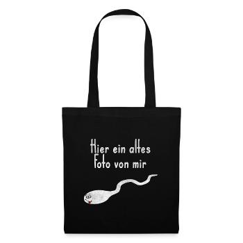 Old photo of me funny saying - Tote Bag - black - Front