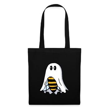 Funny Bee Disguised as Ghost Ghost - Tote Bag - black - Front