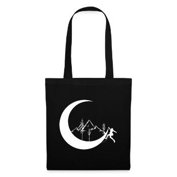 Moon - Mountains - Climbing - - Tote Bag - black - Front