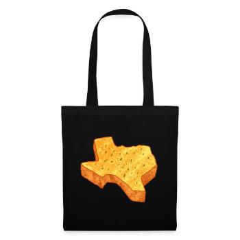 Toast Map Design pour les amoureux du Texas - Sac en tissu - noir - Devant