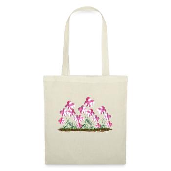 fleurs roses plante symbole naturel - Sac en tissu - nature - Devant