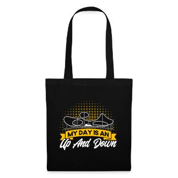 Wooden Roller Coaster Theme Park Roller Coaster Gift - Tote Bag - black - Front