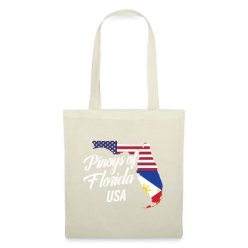 Filipinos of Florida Design für stolze Fil-Ams - Stoffbeutel - Natur - Vorne