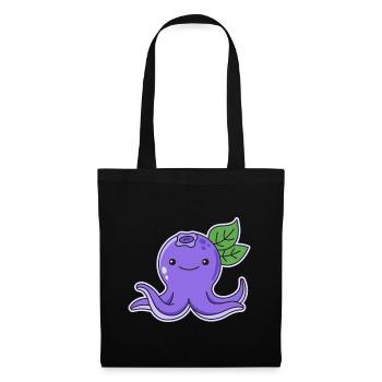 Conception de bleuet pieuvre pour les amateurs de kraken - Sac en tissu - noir - Devant
