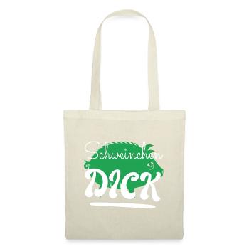 Schweinchen Dick - Stoffbeutel - Natur - Vorne