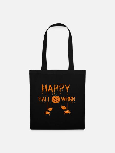 Happy Halloween - Tote Bag - black