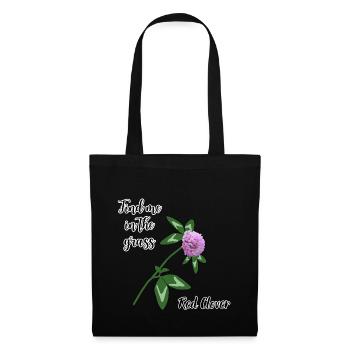 Find me in the grass... red clover - Tote Bag - black - Front