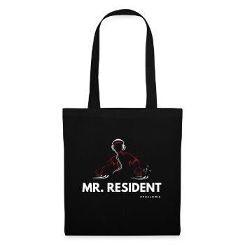 Mr Resident DJ Phalomis - Stoffbeutel - Schwarz - Vorne