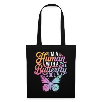 Butterfly Monarch Butterfly Colorful Butterflies - Tote Bag - black - Front