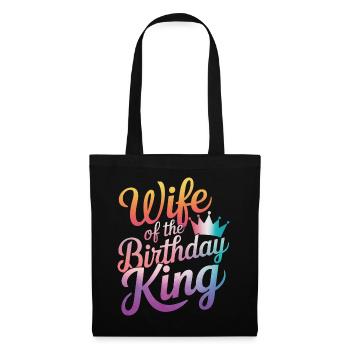 Femme Épouse Partenaire Famille Marié - Sac en tissu - noir - Devant
