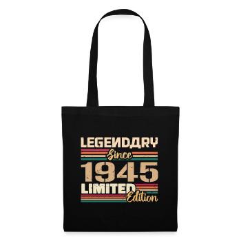 1945 Vintage 1945 Birthday Born In 1945 - Tote Bag - black - Front