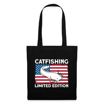 Catfish Limited Edition Catfish Fishing Gift - Tote Bag - black - Front