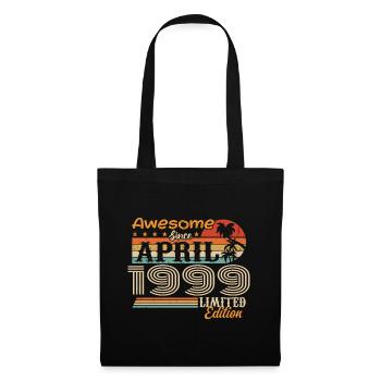 Les légendes sont nées en avril 1999 - Sac en tissu - noir - Devant