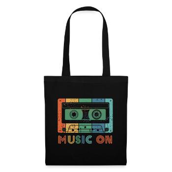 Mixtape Cassettes Music 90s 80s - Tote Bag - black - Front